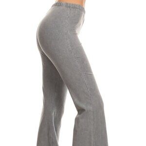 Chatoyant Mineral Wash Bell Bottoms Lt. Grey Medium